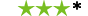 3 stars with appeal